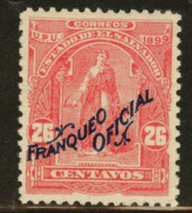 El Salvador Scott o155 MNG 1899 official