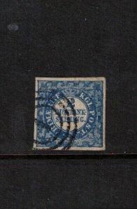 Denmark #1 Extra Fine Used & Rare In This Condition