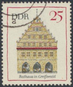 German Democratic Republic  SC# 1020  Used   Buildings   see details & scans