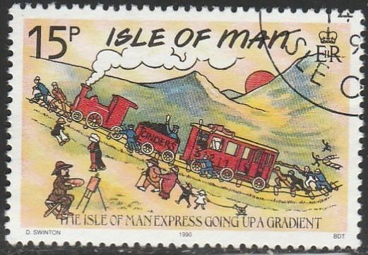 Isle Of Man, #413 Used From 1990