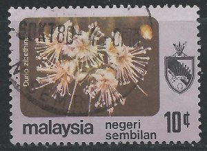 Negri Sembilan 1979 - 10c Durio zibethinus - SG106 used