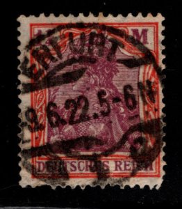 Germany Scott 130 Used 1 1/4 Mark stamp