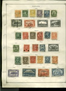 Collection, Canada Part B Scott Pages, 1917/1933, Cat $165, Mint & Used