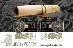 Bosnia and Herzegovina Mostar 2020 MNH Stamp Souvenir Sheet Sc 409a Europa Coins