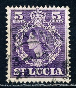 Saint Lucia #161 Single Used