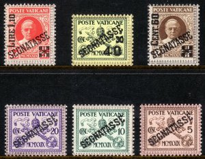 1931 Vatican City Rome  MNH complete postage due set (6) Sc# J1 / J6 $235.00