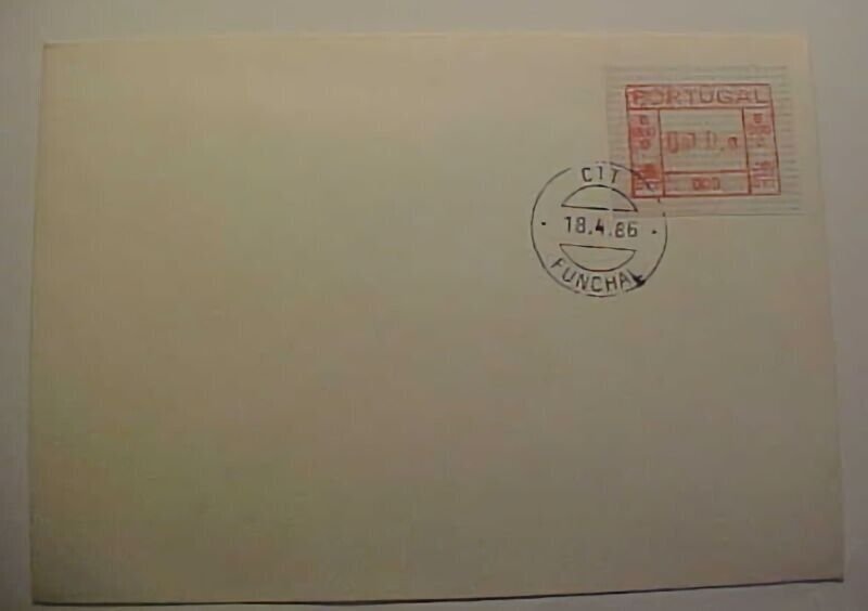 FUNCHAL USE OF PORTUGAL FRAMA 1986 UNADDRESSED METER COVER