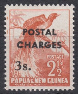 PNG 1960 SgD6 3s On 2.5d MNH Postage Due Bird Of Paradise Cv £12