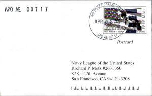 United States A.P.O.'s Soldiers Free Mail Peace Keepers 2003 Air Force Postal...