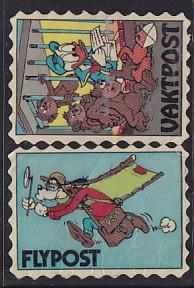 Sweden Disney Envelope  Ettiquette Lables
