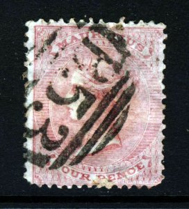 MAURITIUS Queen Victoria 1860 Four Pence Rose No Wmk SG 48 VFU