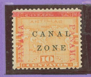 Canal Zone #13 Mint (NH) Single