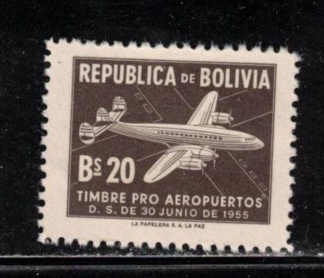 BOLIVIA Scott # RA26 MH - Airplane