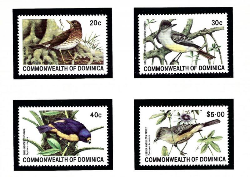 Dominica 696-99 MNH 1981 Birds