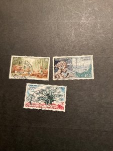 Stamps French West Africa Scott #C18-20 used