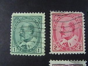 CANADA # 89-95--USED-------COMPLETE SET---KEVII---1898