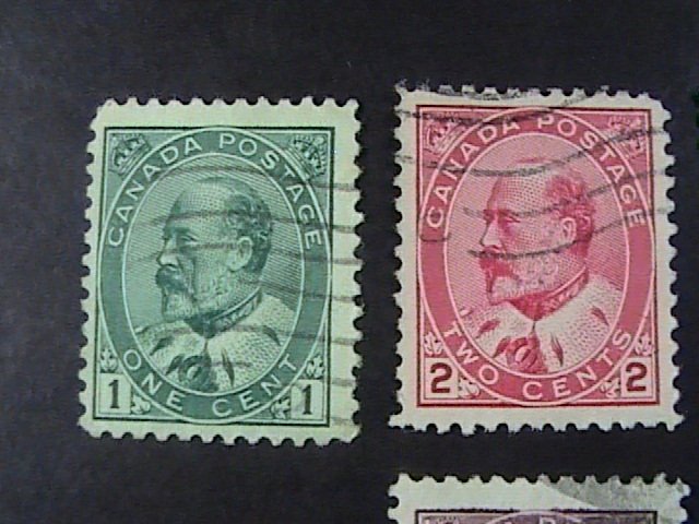 CANADA # 89-95--USED-------COMPLETE SET---KEVII---1898