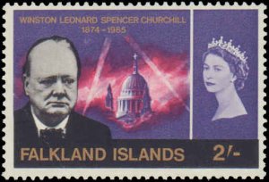 Falkland Islands #158-161, Complete Set(4), 1966, Churchill, Never Hinged