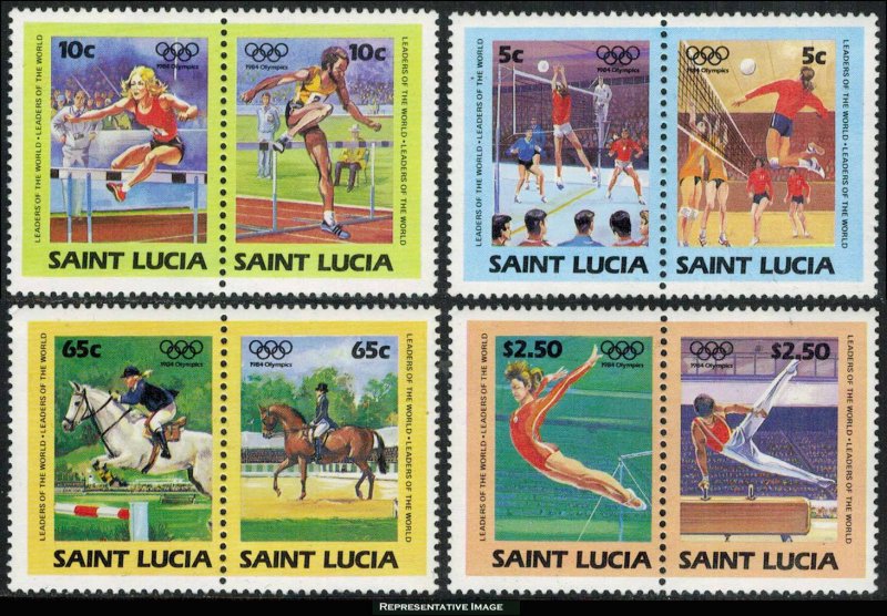 Saint Lucia Scott 665-668 Mint never hinged.