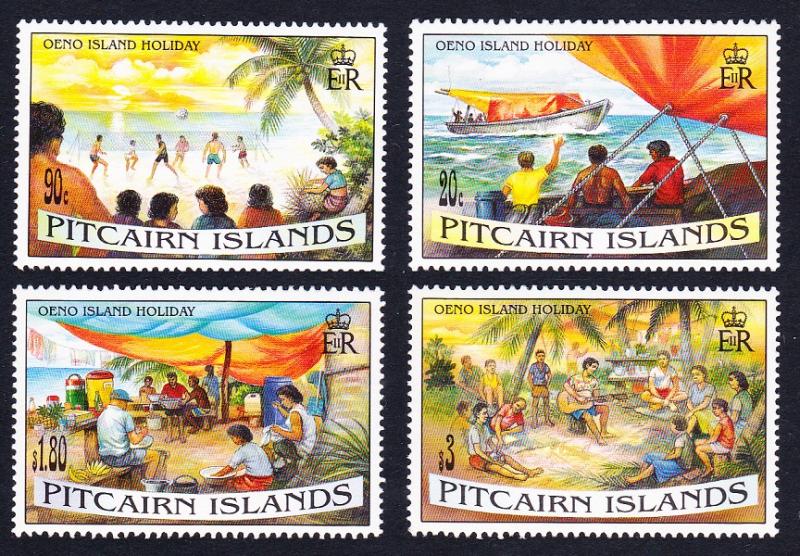 Pitcairn Oeno Island Holidays 4v SG#474-477 SC#427-430