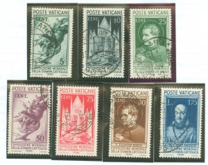 Vatican City #47-53 Used Single