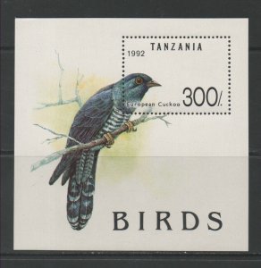 Thematic Stamps Animals - TANZANIA 1992 BIRDS MS1360 mint