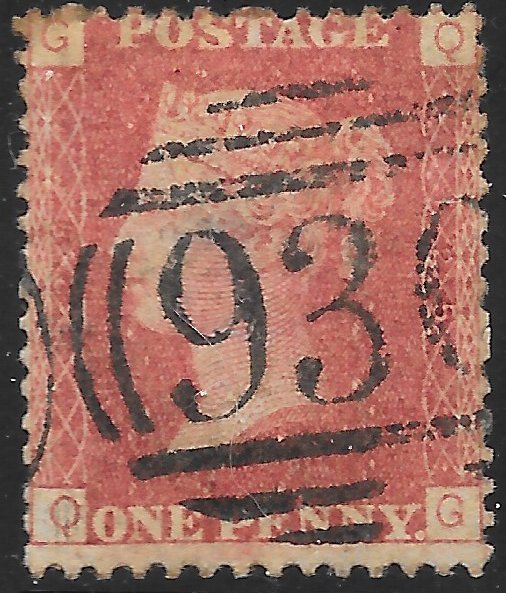 Great Britain 33 Used - Plate 125 GQ - Victoria