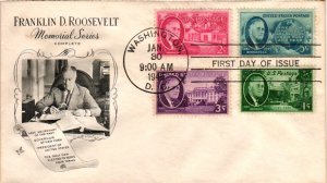 #931-934 Franklin D. Roosevelt FDR – Artcraft Cachet EV22