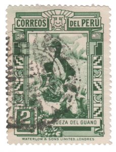 PERU 1936 SCOTT # 357. USED. # 1