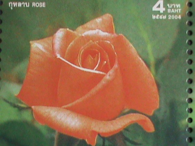 ​THAILAND STAMP -2004 -SC#2114-ROSE WITH IMPREGNATED WITH ROSE SCENT MNH SHEET