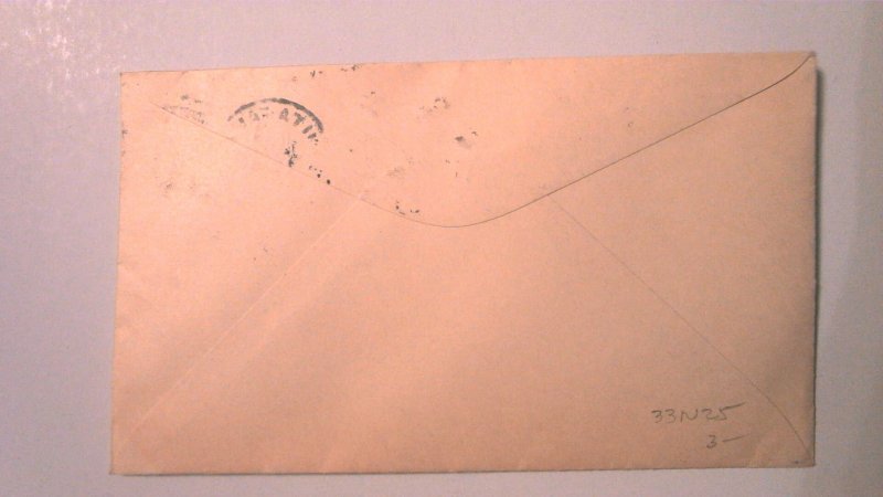 US FIRST FLIGHT COVER: 1931 WICHITA FALLS TX AM 33