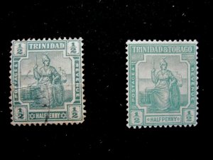 TRINIDAD - SCOTT# 105 - MH/USED - CAT VAL $11.25