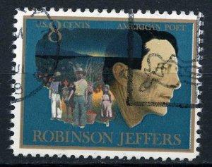 USA 1973 Scott 1485 used- 8c, American Art, Robinson Jeffers