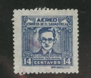 El Salvador Scott C107 used 1947 airmail 