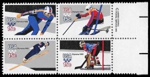 PCBstamps   US #1795/1798 CW 60c(4x15c)Winter Olympics, MNH, (16)