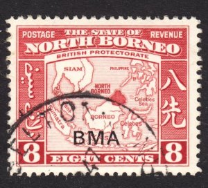 North Borneo Scott 213 VF used. Lot #C.  FREE...