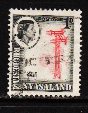  Rhodesia & Nyasaland - #159 V.H.F. Mast  - Used