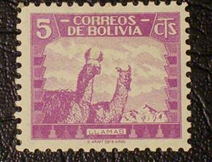 Bolivia Scott #253 unused