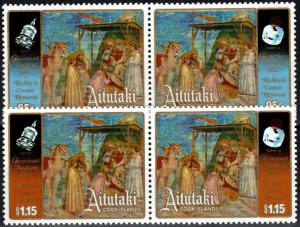 Aitutaki #383a, 385a  MNH CV $7.00 (X2084)