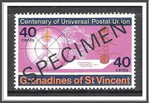 St Vincent Grenadines #27 UPU Specimen MLH