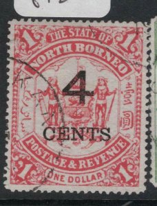 North Borneo SG 121 VFU (4fco) 