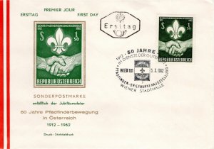 Austria 1962 Sc 684 Commemorative Perforate FDC #11