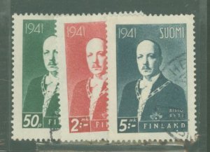 Finland #233/235/238 Used