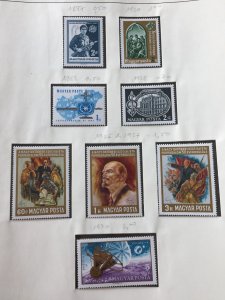 HUNGARY 1967 Sheets Art Dogs Airs MNH on 11 Pages(Aprx 70+ Items)Apr652 