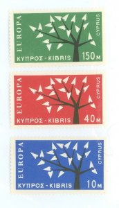 Cyprus #201-3 Mint (NH) Single (Complete Set)