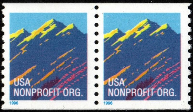 SC#2904 (5¢) Mountain Coil Pair (1996) MNH