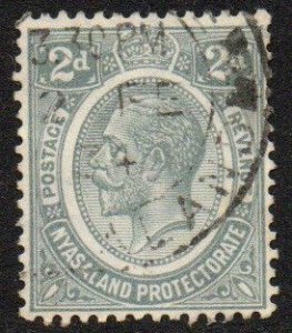 Nyasaland Protectorate Sc #14 Used