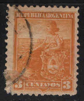 Argentina Scott 125 Used stamp