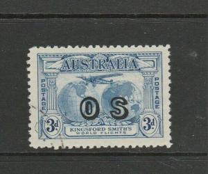 Australia Officails 1931 Kingsford Smith 3d Opt OS, VFU SG O124