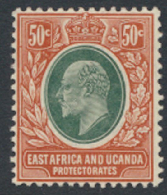 East Africa and Uganda Protectorate  SG 41  Sc # 38 MH see details & scans 